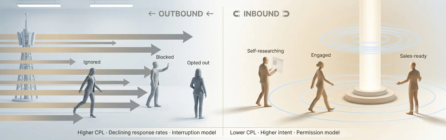 b2b-inbound-vs-outbound-marketing-contrast