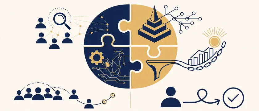 b2b-seo-four-interlocking-parts